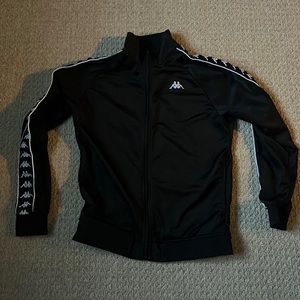black XL kappa zip up